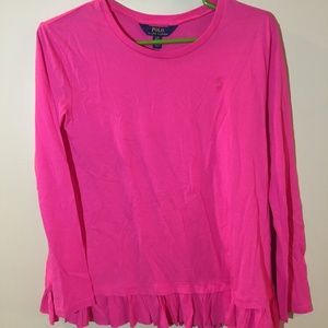 Pink Long sleeve Ralph Lauren top